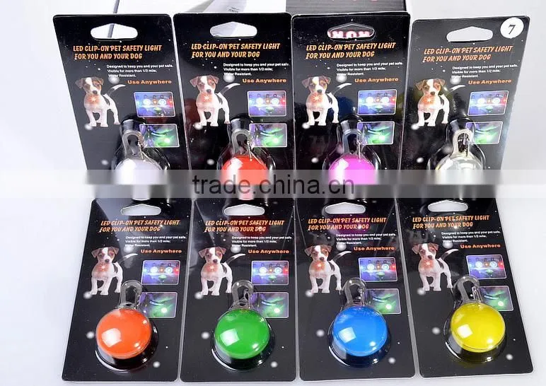 dog collar light, dog safety light, portable LED light