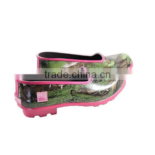 Women Rubber Garden Shoe,Lightweight Waterproof Rubber Boots,Lightweight Ankle Boots