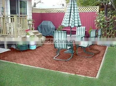 High Quality Outdoor Rubber Pavers