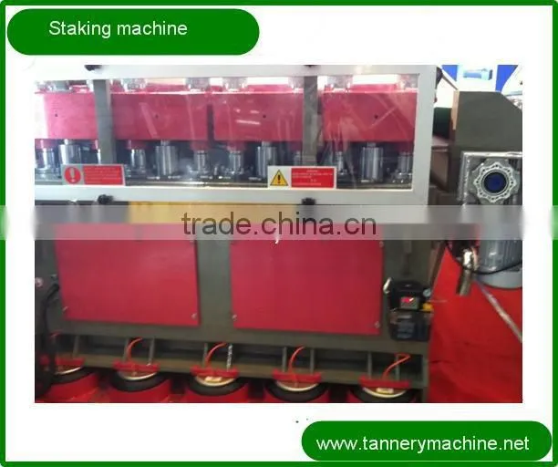 leather vibration staking machine for cow with super fine quality