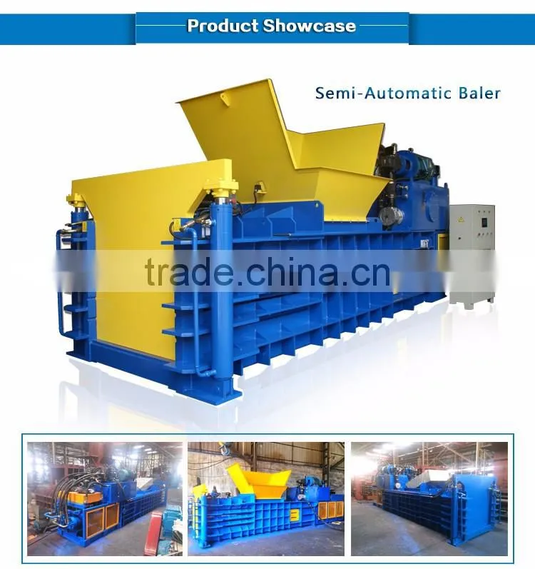 150T High-effect Semi-Automatic Baler hydraulic baler