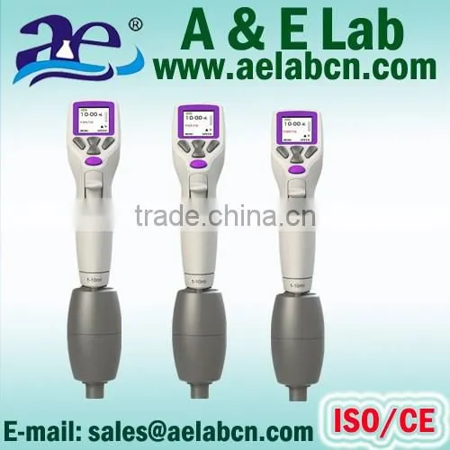 A&E Lab Electronic Pipette With ISO/CE/ROHS/FC Approved