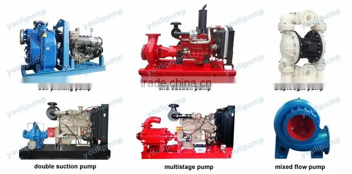 Horizontal Multistage Centrifugal Pump With Diesel Engine