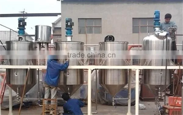500L-600L oil refiner crude sunflower oil small edible oil refining unit
