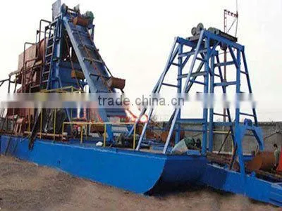heavy duty gold dredging equipment with processing line