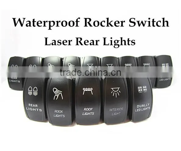 Laser Rocker Switch With ROCK LIGHTS