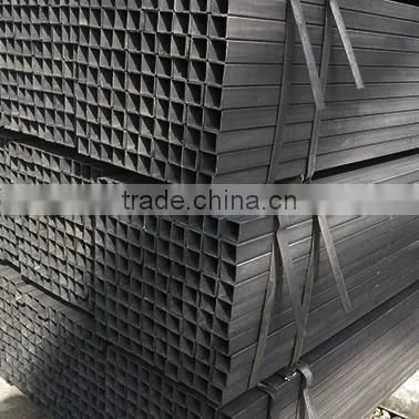 black mild steel 300*300mm square pipe manufacture