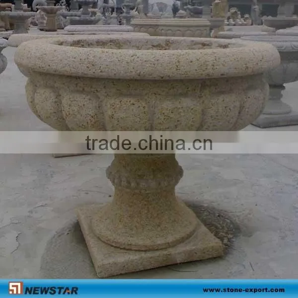 granite stone vase