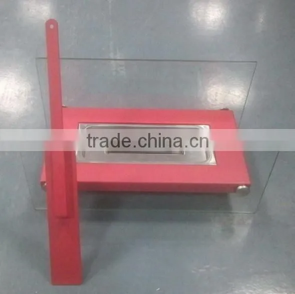 decorative metal box bio fireplace , tempered glass fireplace