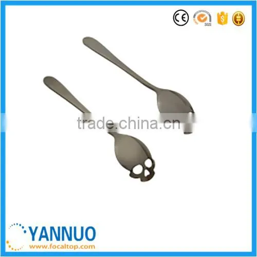 Easter Syle Skull Vacuum Plating Stainless Steel Spoons