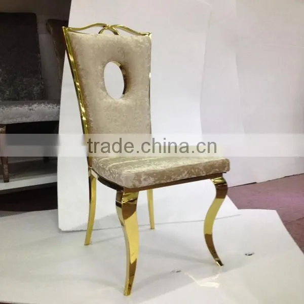 Luxury New classics Promotion stainless steel dining chair