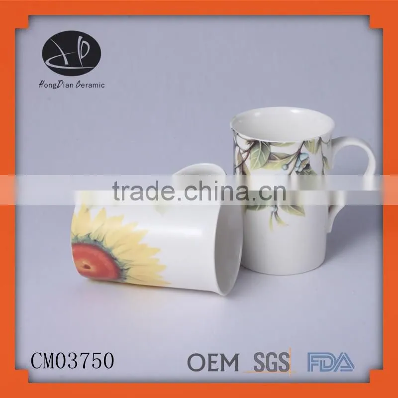 factory Ceramic Type and Eco-Friendly Feature Modern Design 300ml Ceramic Coffee Mug