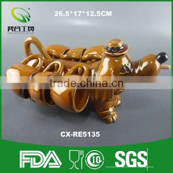 porcelain wine pot