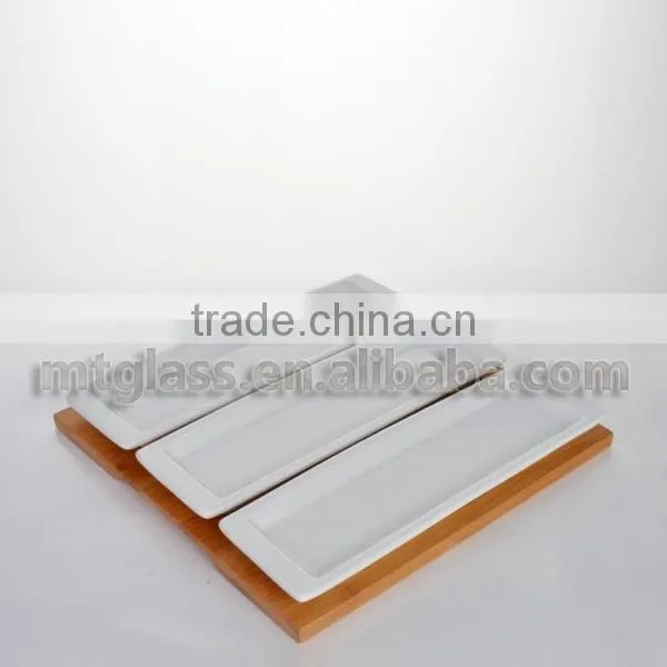 FDA,SGS,Food-grade New arrive white square porcelain china dishes