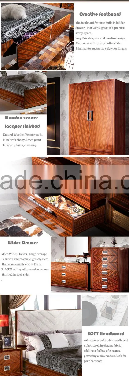 Professional hotel furniture Factory, Foshan Hotel room furniture B821