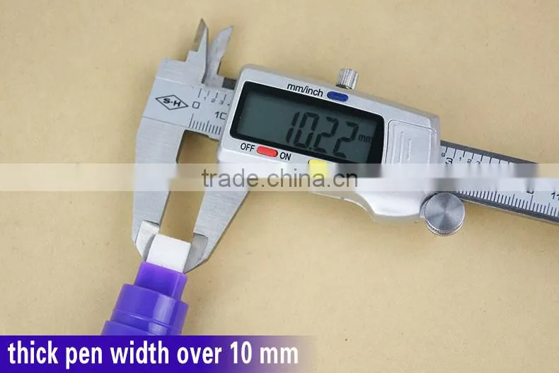 Promotional ex-factory 8 colors fluorescent highlighter marker pen with twin ends