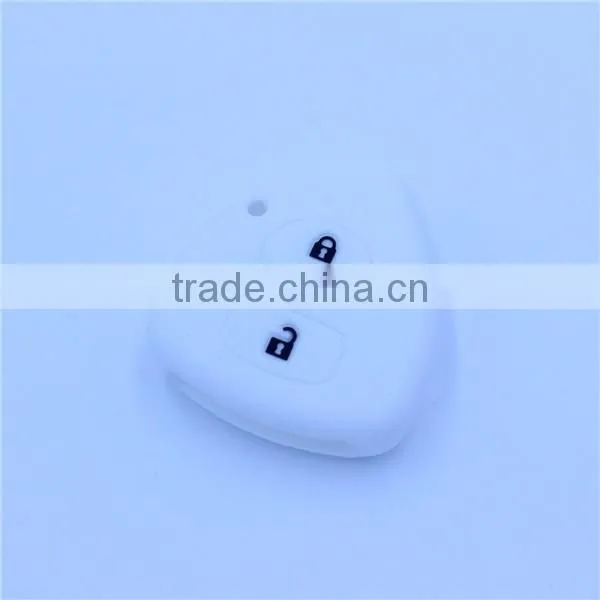 for TOYOTA Corolla Rav4 Yaris Remote Key Case,2 Button Silicone Cover wilth led light hole