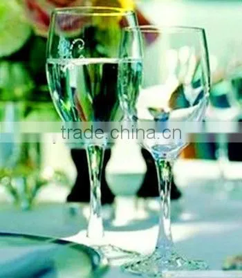 Crystal white wine glass,stemless wine glass
