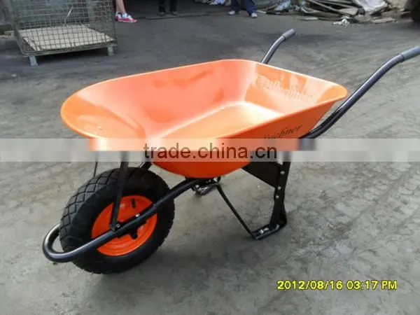 solid rubber powder wb6400 15"x3"" model wheel with solid axle good quality spoke rim