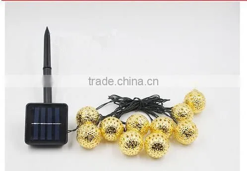 2016 new product Solar power christmas 3m 10 led light Strip Lamp Wedding Xmas Party Garden Decor