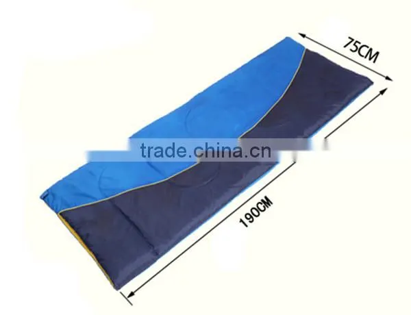 High quality with cold protection collar adjustable wateproof outdoor camping sleeping bag WR-WP