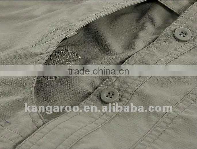 Men's 100% cotton poplin casual shirt with long sleeve
