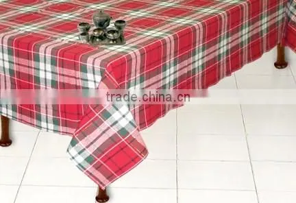 INDIAN MADE COTTON STRIPED TABLE CLOTH / PRINTED TABLE LINEN / CUSTOM STRIPE TABLE COVER