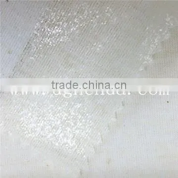 natural white 100g single-sided T/C knitting fabric with low-temperature dot glue
