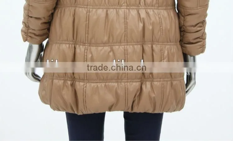 ALIKE lady PU feather jacket