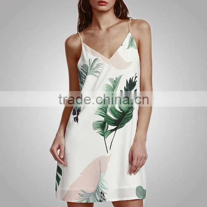 Spring Summer Brief Loose Ladies Dress Shenzhen Clothing Factory