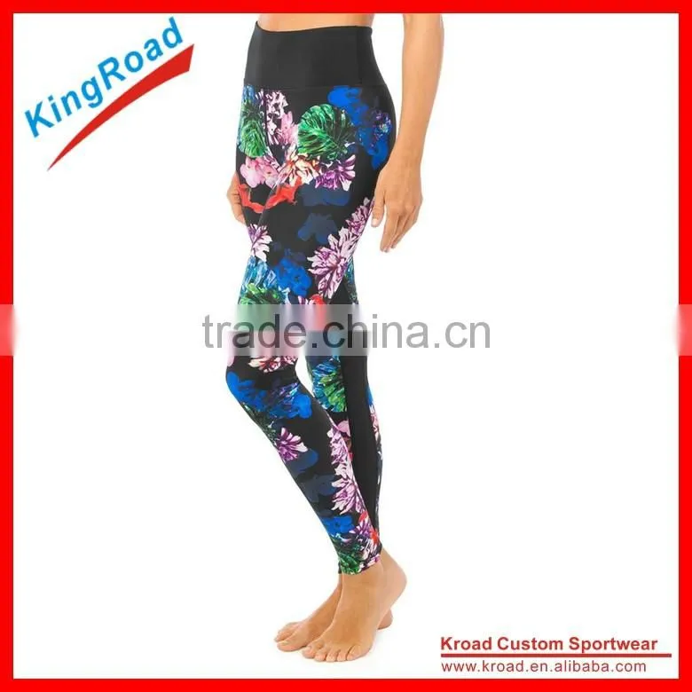 2015 Kroad High Quality Sublimation Camouflage Suits Compression Pants Yoga Pants