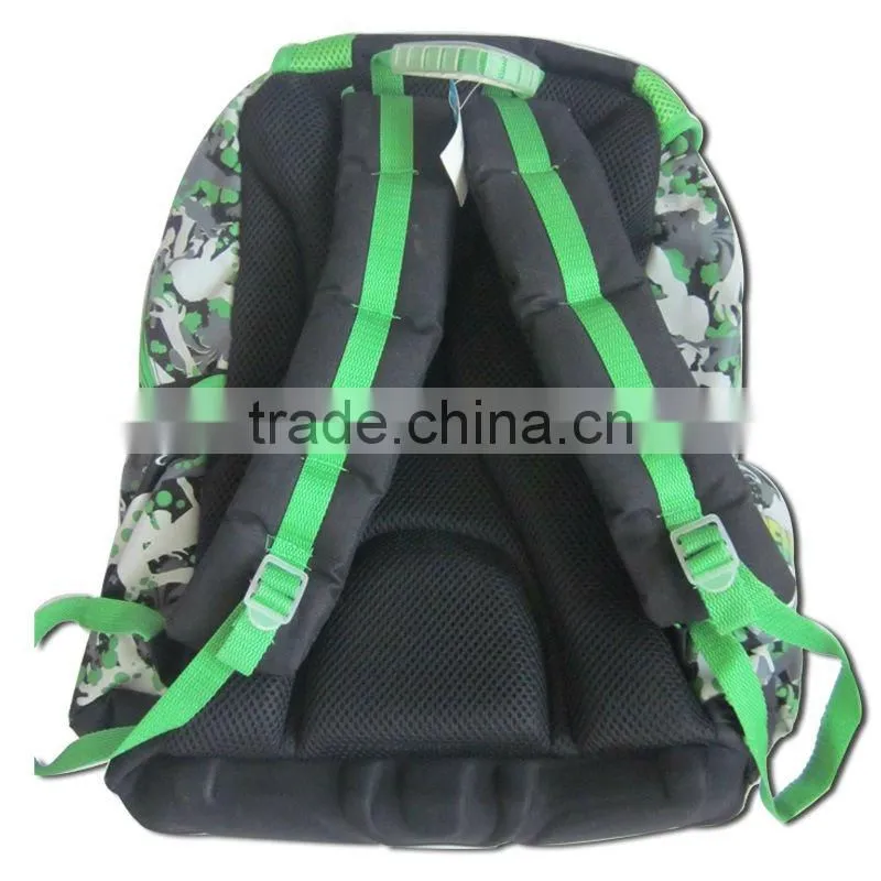 fashion kids student back bag ben 10 school bag