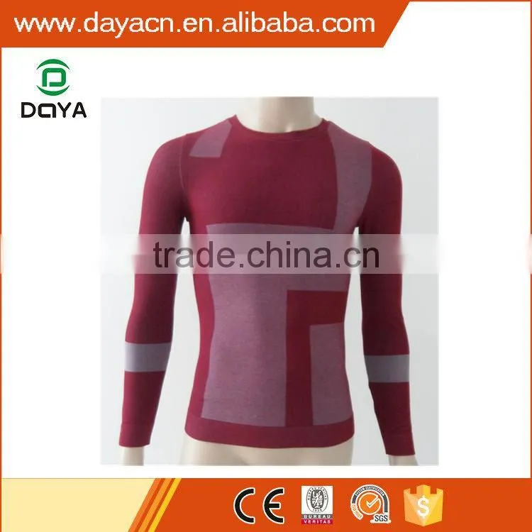 Men's Fashional Fitness Long Sleeve T-shirt Seamless Long Sleeve T-shirt