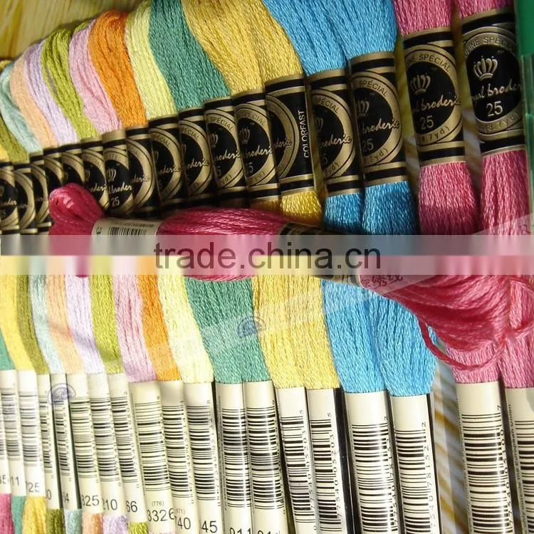 embroidery flosses 447 DMC color cotton cross stitch floss