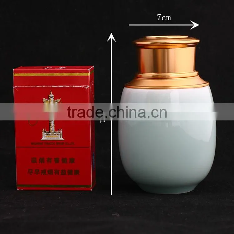Aesthetic Celadon Ceramic Tea Canister