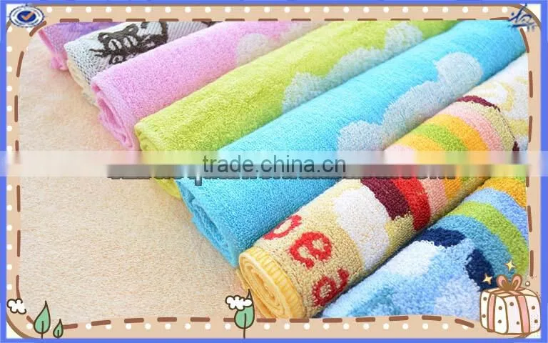 Children's towel, bamboo fiber child towel, cute bear children towel bamboo wash towel