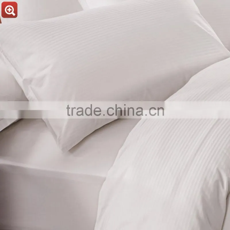 5 star luxury hotel bedding set,Hotel Bed linen,satin stripe bedding set