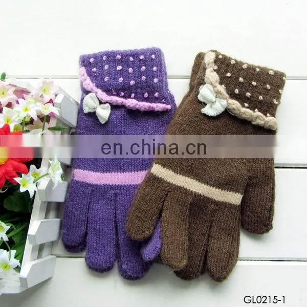 Cotton Glove Winter Ladies Girls Knitted Winter Glove Keep Your Hands Warm