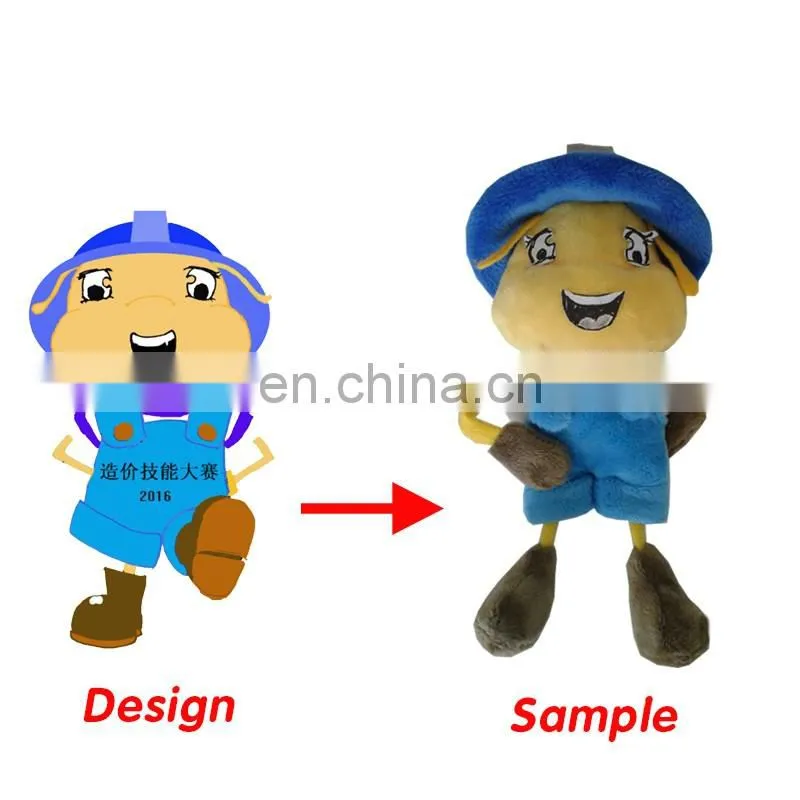Wholesale Custom Soft Plush Stuffed Figure Toys Doll