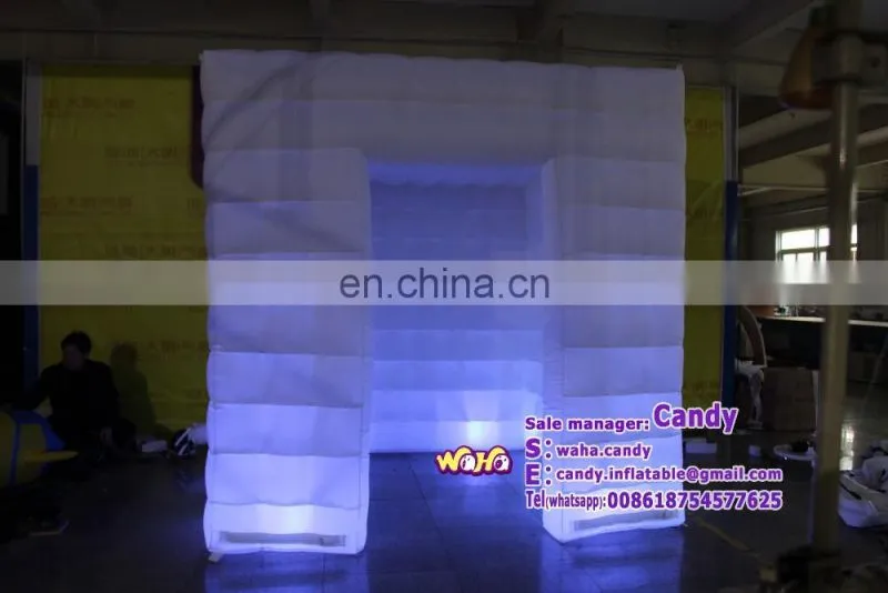 Portable led photo booth tent inflatable photo booth for sale