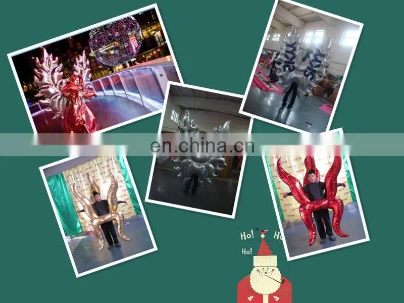 2012 hot item promotional inflatable backpack pill with led light