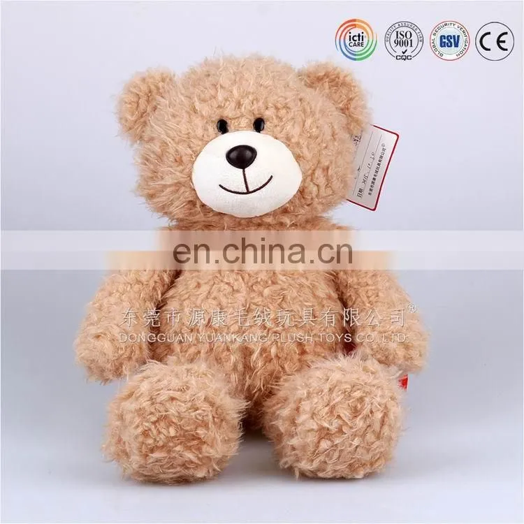 OEM/ Custom design super soft Velboa material stuffed white polar bear with scarf
