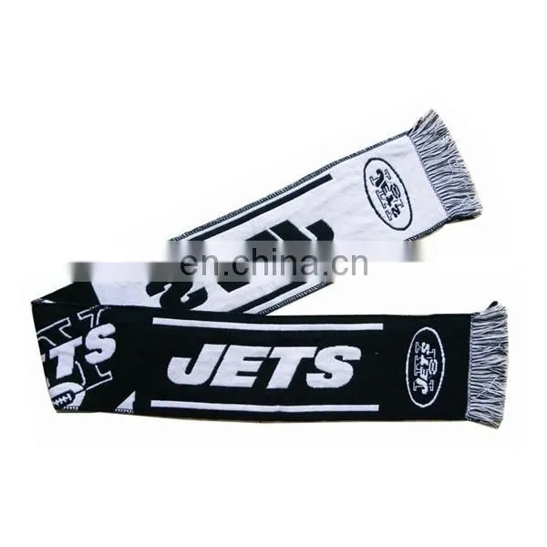 Fashion custom give away knit woven scarf