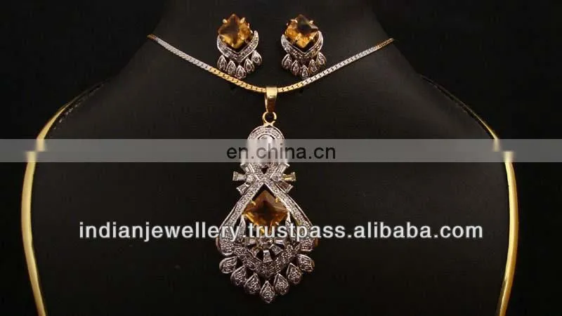 cz pendants jewelry manufacturer, cz pendant jewelery exporter