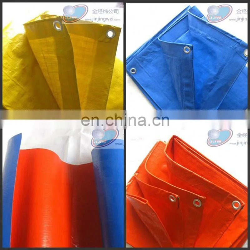 pe tarpaulin blue/silver awning tarpaulin in roll