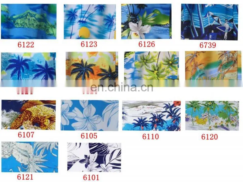 2017 hawaiian short sleeve fashion shirts