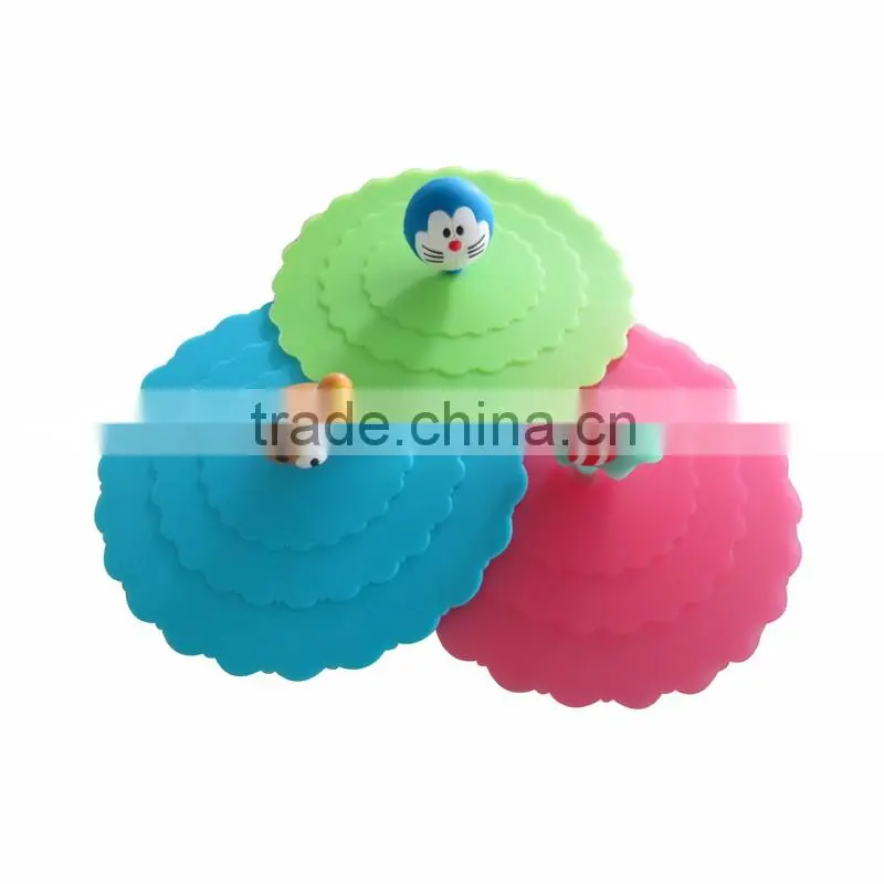 Logo Customized Mug Cup,Ceramic Mug Cup With Silicone Lid FDA Silicone Cup Lid