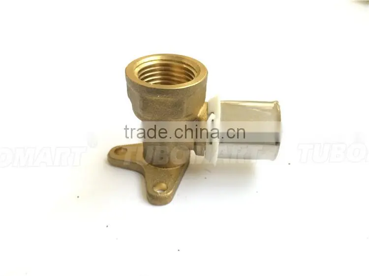 Factory price press pipe union 16mm wall mounted female elbow With SGS Certification