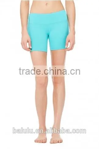 88% nylon 12% spandex custom yoga shorts
