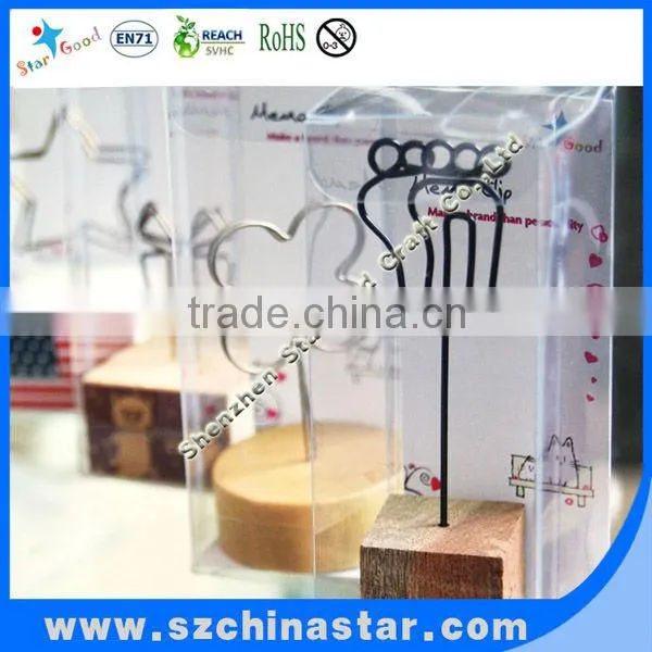 PP box packing creative OEM shapes paper clips